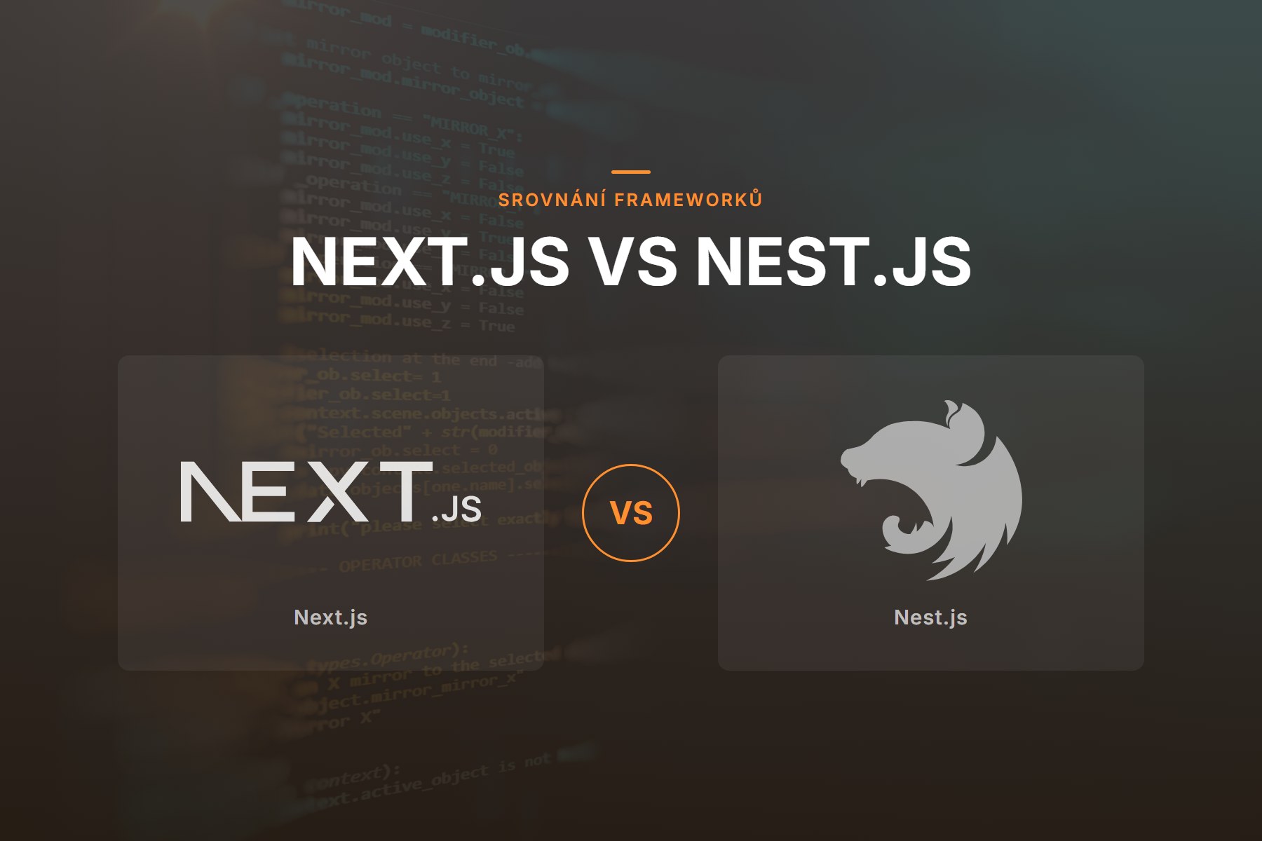 Náhledový obrázek článku Next.js vs Nest.js: pochopení hlavních rozdílů